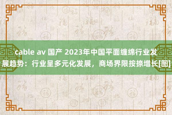 cable av 国产 2023年中国平面缠绵行业发展趋势：行业呈多元化发展，商场界限按捺增长[图]